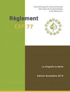 Règlement ESF77